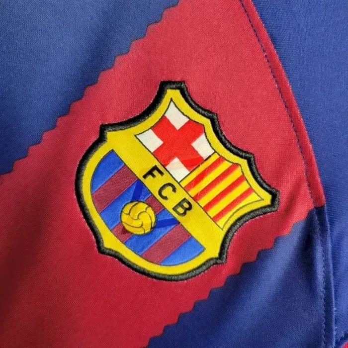 Mens Barcelona 2023/24 Home Long Sleeve Jersey 5