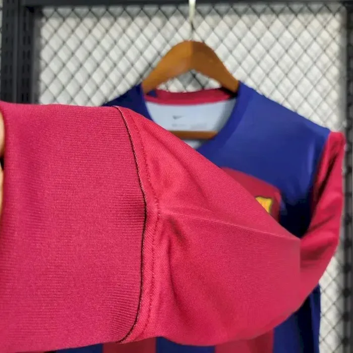 Mens Barcelona 2023/24 Home Long Sleeve Jersey 2