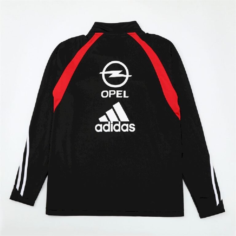 Mens AC Milan 2003/04 1/4 Zip Sweatshirt Retro Style 1