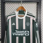 Mens Manchester United 2023/24 Away Long Sleeve Jersey 1