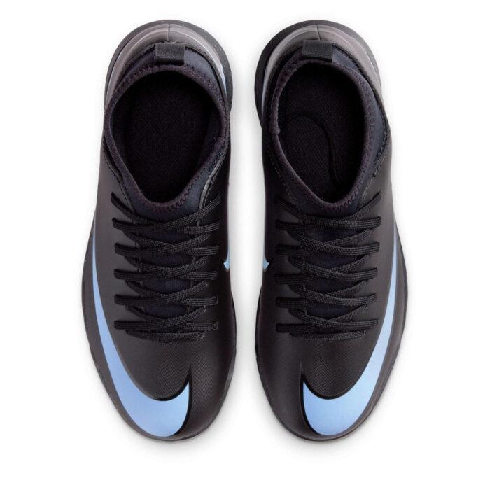 Nike Mercurial Superfly 10 Junior Turf Football Boots – Black/Black – view 6