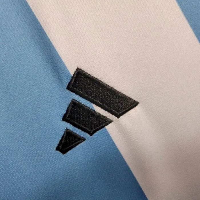 Mens Argentina 2022/23 Home 3-Stars Long Sleeve Jersey 4