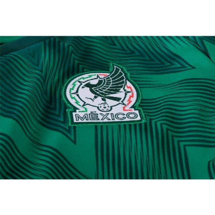 Womens Mexico 2022 Home Jersey 3