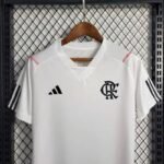 Womens Flamengo 2023/24 White Pre-Match Jersey 1