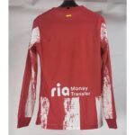 Mens Atletico Madrid 2021/22 Home Long Sleeve Jersey Player Version 1