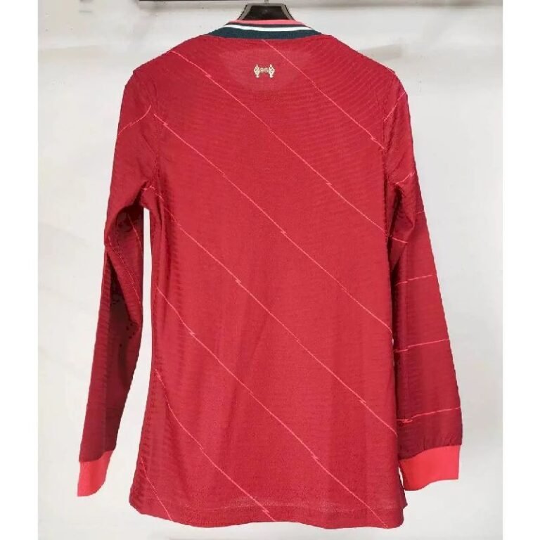 Mens Liverpool 2021/22 Home Long Sleeve Jersey Player Version 1
