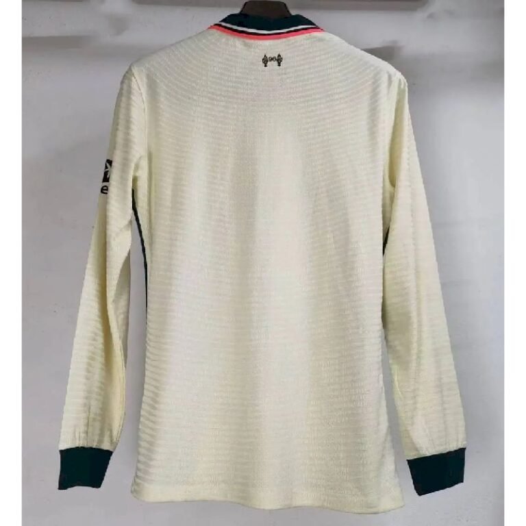 Mens Liverpool 2021/22 Away Long Sleeve Jersey Player Version 1