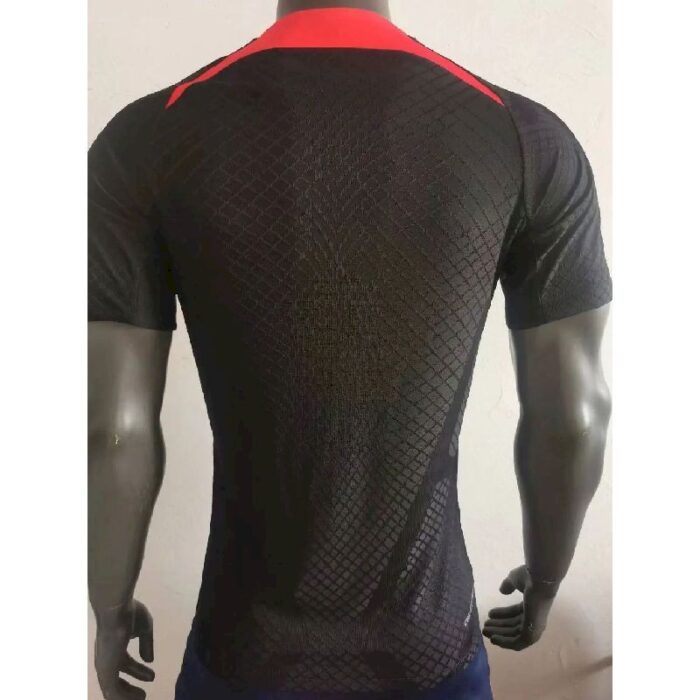 Mens Liverpool 2022/23 Pre-Match – Black Jersey Player Version 4