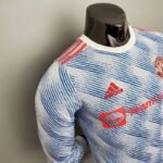 Mens Manchester United 2021/22 Away Long Sleeve Jersey Player Version 4