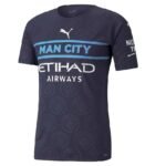 Mens Manchester City 2021/22 Third Jersey Player Version