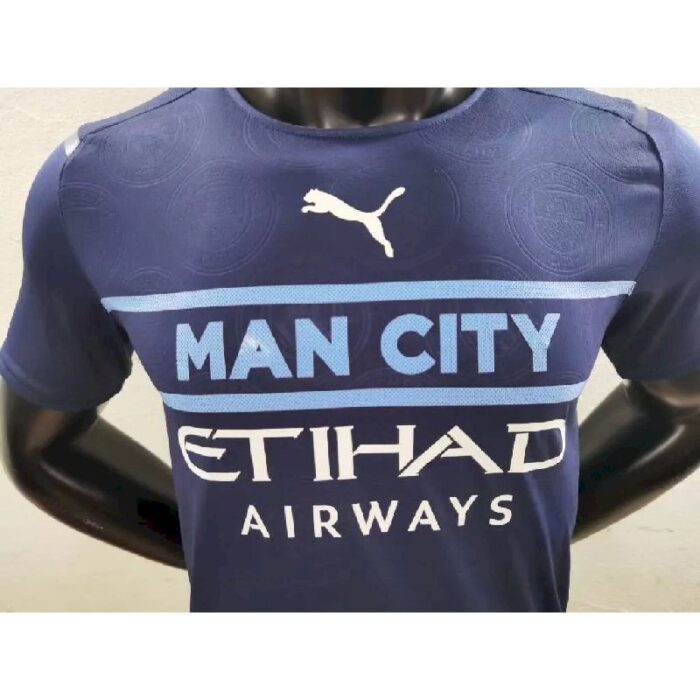 Mens Manchester City 2021/22 Third Jersey Player Version 4