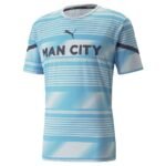 Mens Manchester City 2021/22 Pre-Match Jersey Player Version