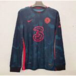 Mens Chelsea 2021/22 Third Long Sleeve Jersey Player Version