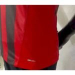 Mens AC Milan 2021/22 Home Long Sleeve Jersey Player Version 5