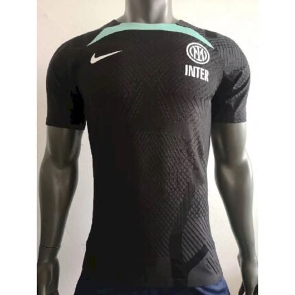Mens Inter Milan 2022/23 Pre-Match – Black Jersey Player Version