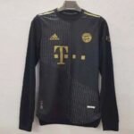 Mens Bayern Munich 2021/22 Away Long Sleeve Jersey Player Version