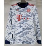 Mens Bayern Munich 2021/22 Third Long Sleeve Jersey Player Version