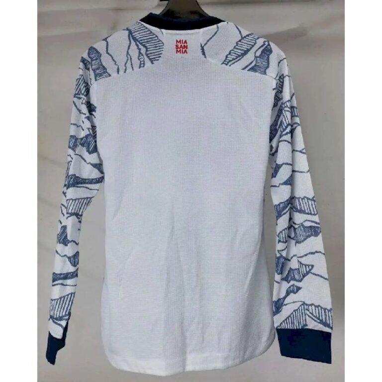 Mens Bayern Munich 2021/22 Third Long Sleeve Jersey Player Version 1