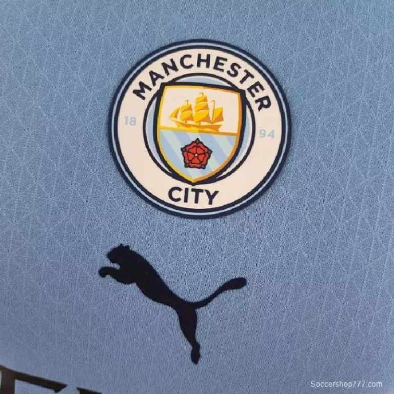 Mens Manchester City 2022/23 Home Jersey Player Version 1