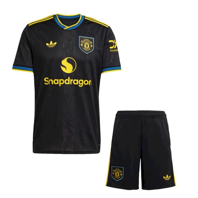 Kids Manchester United 2025/26 Third Kit
