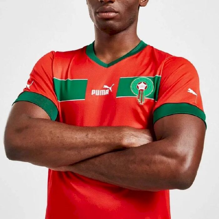 Mens Morocco 2022 Home Jersey Player Version 2