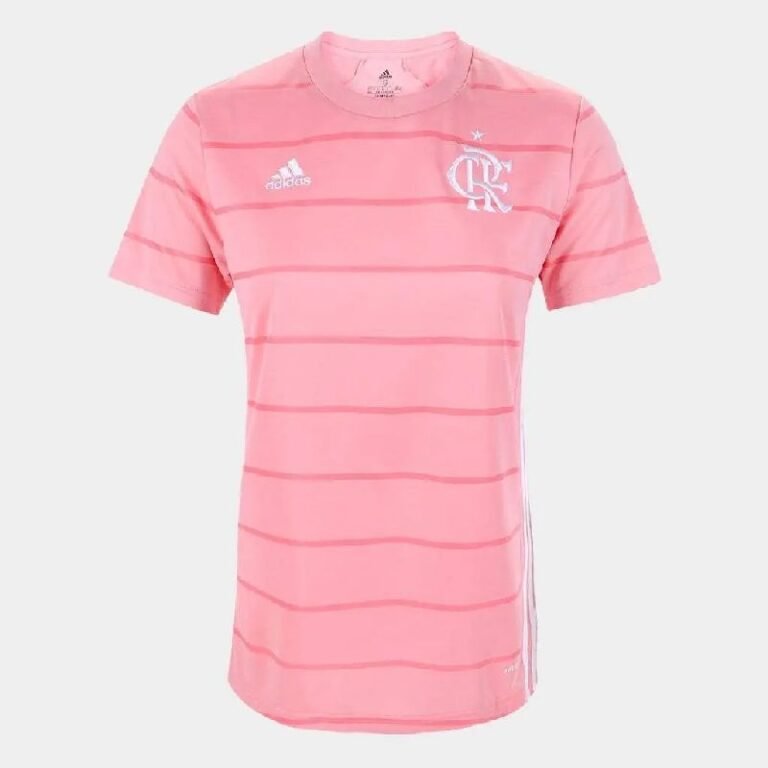 Womens Flamengo 2021/22 Outubro Rosa Jersey