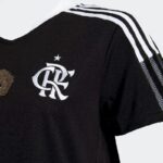 Womens Flamengo 2021/22 Black Excellence Jersey 3