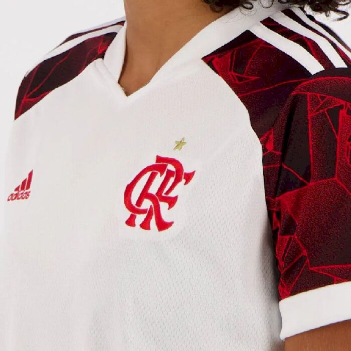 Womens Flamengo 2021 Away Jersey 3
