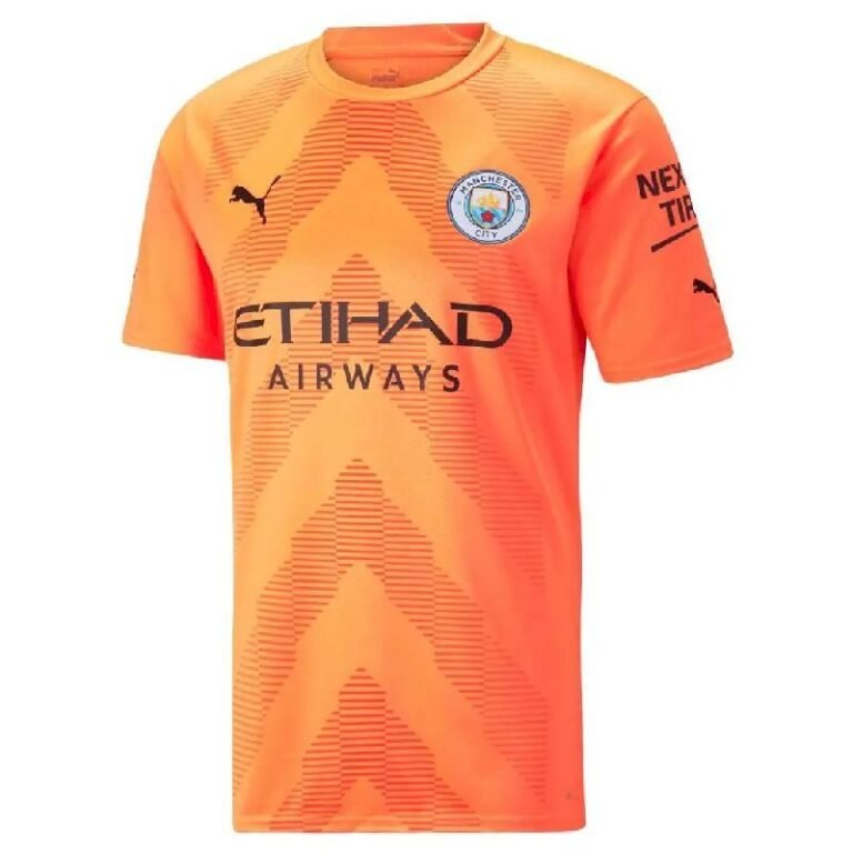 Mens Manchester City 2022/23 Goalkeeper Jersey Player Version 1