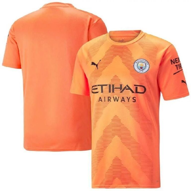 Mens Manchester City 2022/23 Goalkeeper Jersey Player Version