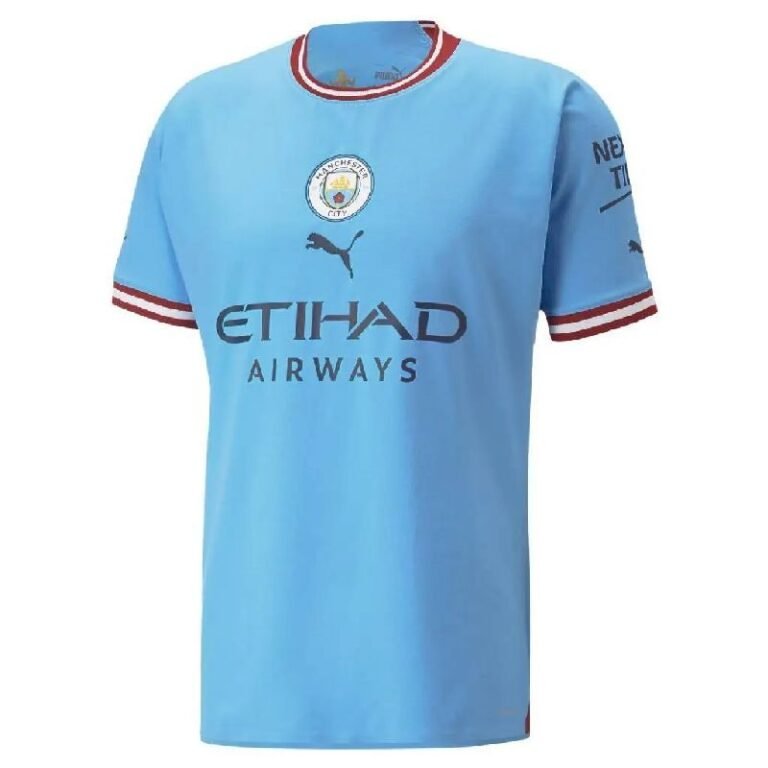 Mens Manchester City 2022/23 Champions Jersey Player Version 1