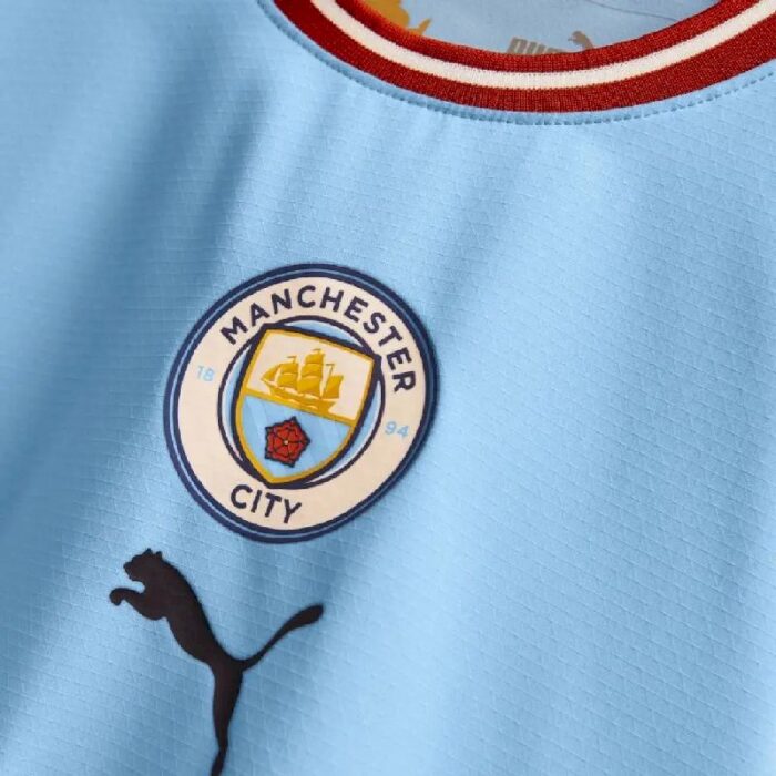 Mens Manchester City 2022/23 Champions Jersey Player Version 4
