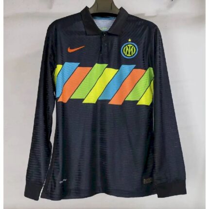 Mens Inter Milan 2021/22 Third Long Sleeve Jersey Player Version