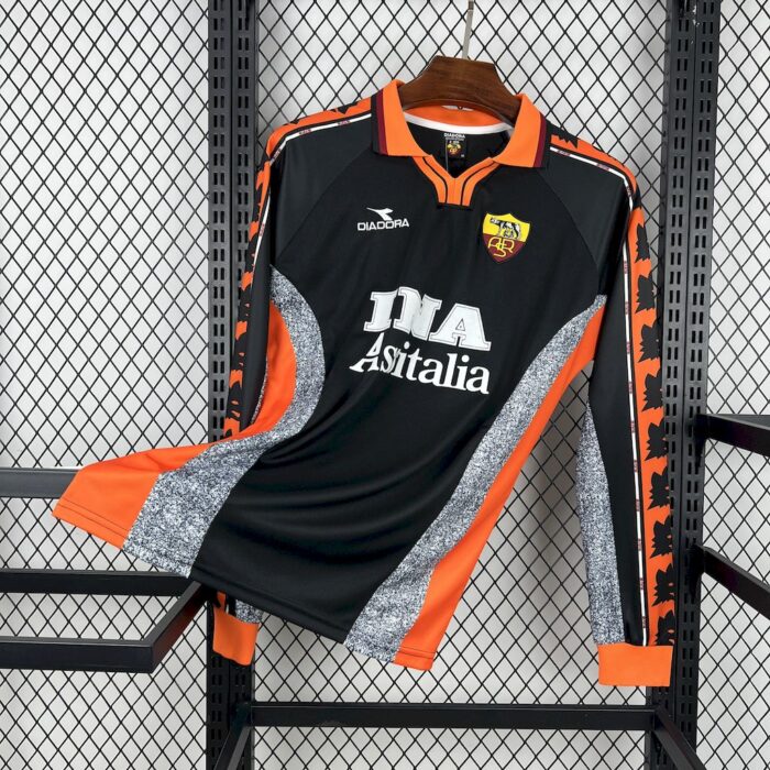 Retro AS Roma 1998/99 Third Long Sleeves Jersey 9