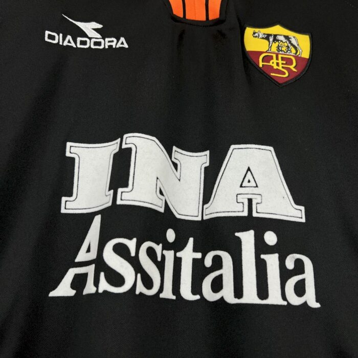 Retro AS Roma 1998/99 Third Long Sleeves Jersey 2