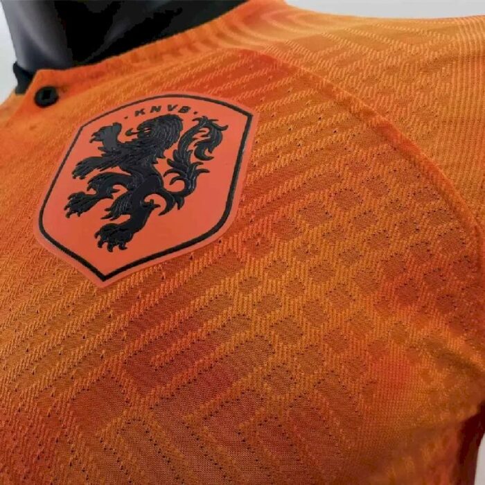 Mens Netherlands 2022 Home Jersey Player Version 4