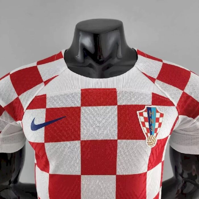 Mens Croatia 2022 Home Jersey Player Version 2
