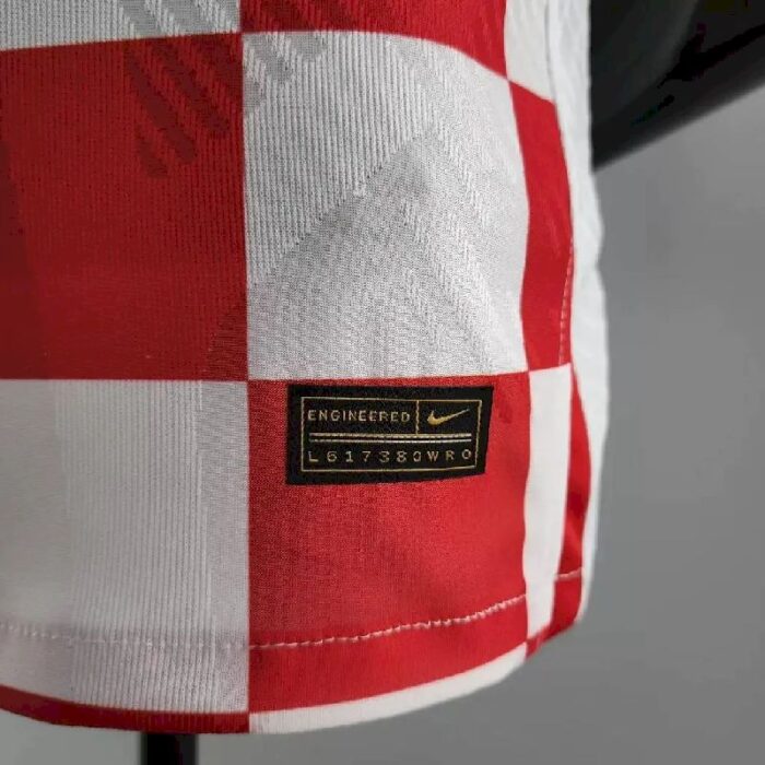 Mens Croatia 2022 Home Jersey Player Version 5