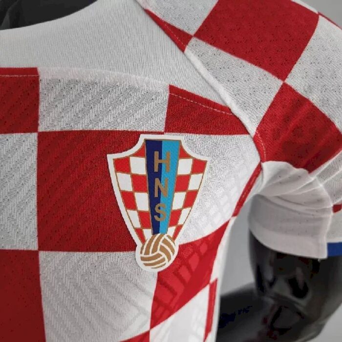 Mens Croatia 2022 Home Jersey Player Version 6