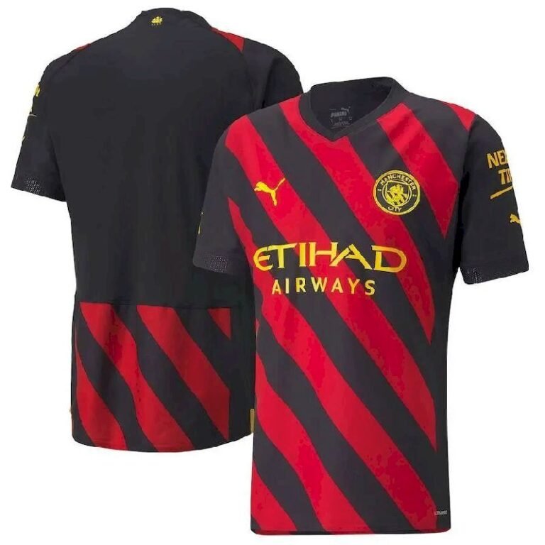 Mens Manchester City 2022/23 Away Jersey Player Version