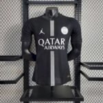 Mens Paris Saint-Germain 2023/24 Black Jersey Player Version