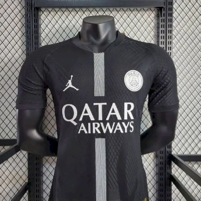 Mens Paris Saint-Germain 2023/24 Black Jersey Player Version 1