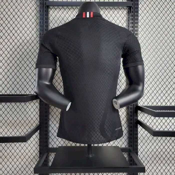Mens Paris Saint-Germain 2023/24 Black Jersey Player Version 9