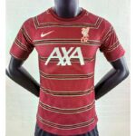 Mens Liverpool 2021/22 Pre-Match Jersey Player Version