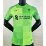 Mens Liverpool 2021/22 Goalkeeper Jersey Player Version
