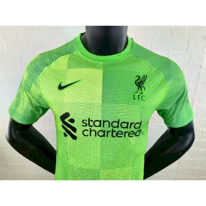 Mens Liverpool 2021/22 Goalkeeper Jersey Player Version 2