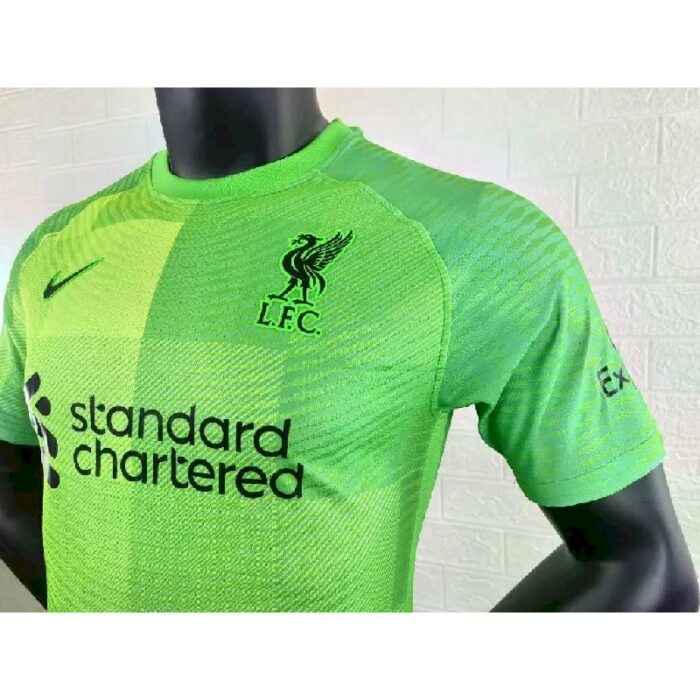 Mens Liverpool 2021/22 Goalkeeper Jersey Player Version 3