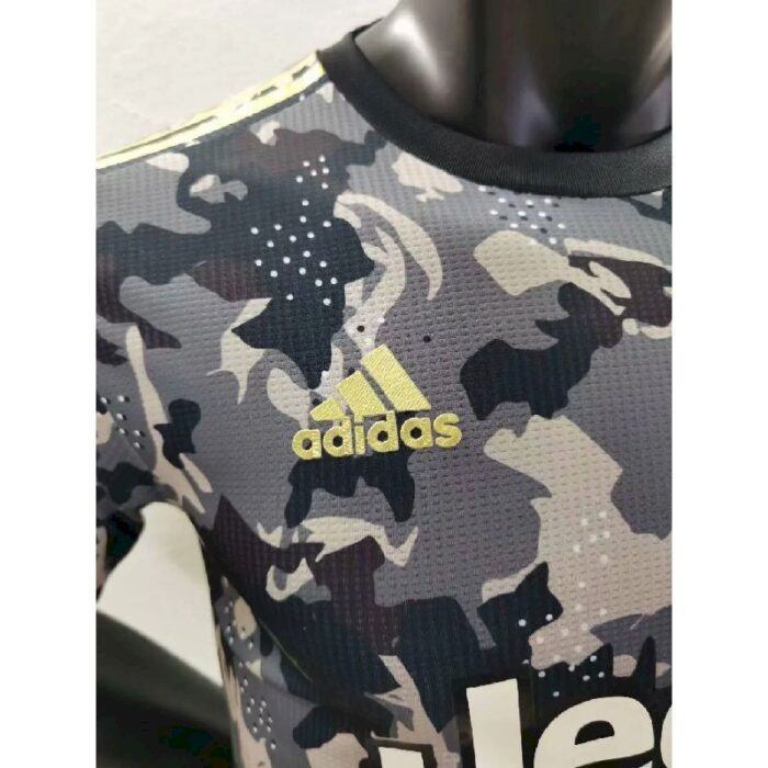 Mens Juventus 2021/22 Camo – Black Jersey Player Version 1