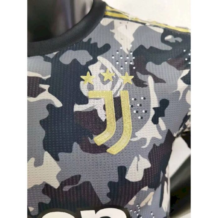 Mens Juventus 2021/22 Camo – Black Jersey Player Version 2