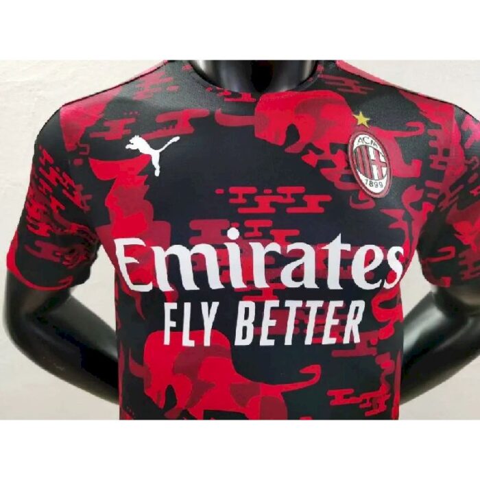 Mens AC Milan 2021 Chinese New Year Jersey Player Version 3